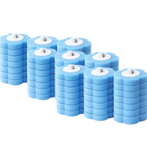 72 יחידות ספוגים - בממוצע יספיק לחצי שנה שימוש